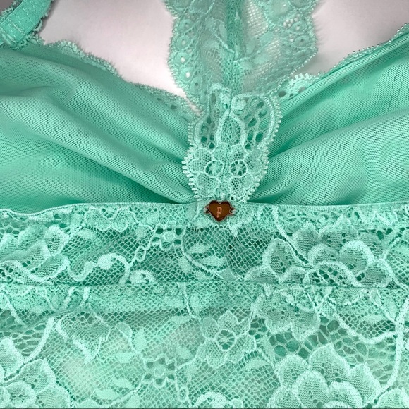VICTORIA’S SECRET PINK Lace Bralette in mint green - Picture 3 of 3